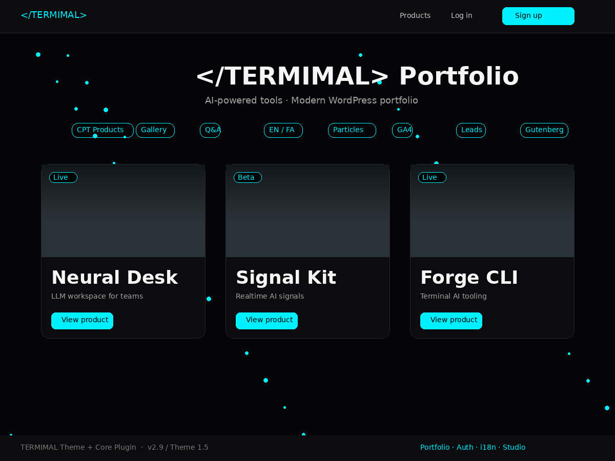</TERMIMAL> Portfolio