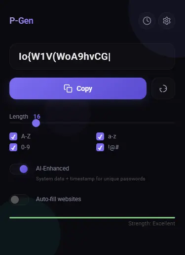 </TERMIMAL> Password Manager